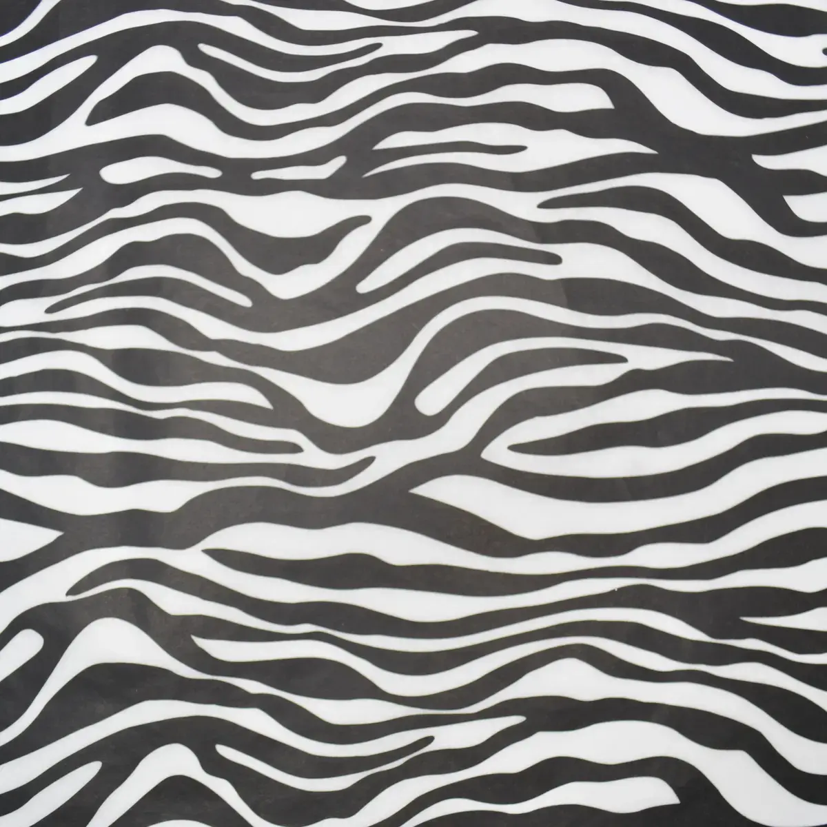 Papier de soie imprimé zèbre 50x70cm 17g/m² – Paquet de 120 feuilles - Papiers de soie