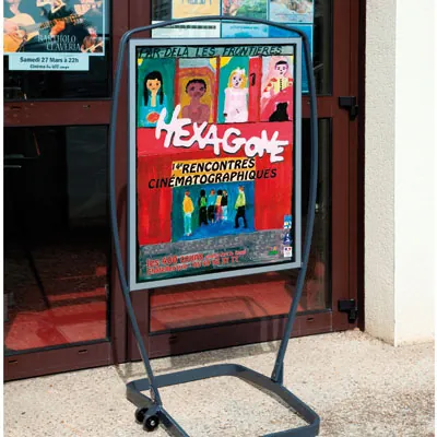 Panneau d'affichage Signal double face - Stop trottoir-4