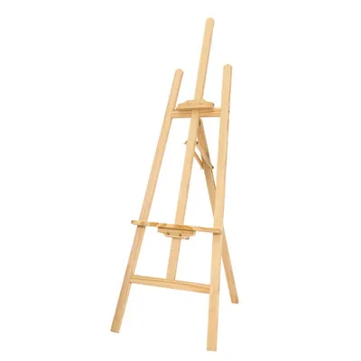 Chevalet trépied en bois brut 145 cm - Chevalets