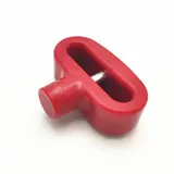 Antivol pour broche double magasin Ø 5 à 8 mm rouge – Stop broche – Paquet de 20