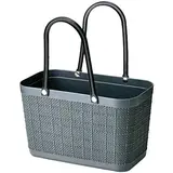 Panier libre-service gris anthracite 8 litres - Paniers magasin