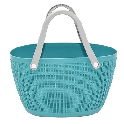 Panier libre-service bleu 17 litres - Paniers magasin