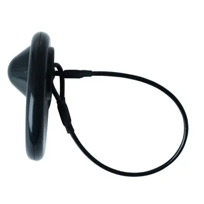 Cable boucle en inox,long.17cm, coloris noir, gainage pvc - Portiques, macarons antivol et accessoires-2