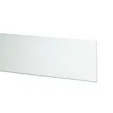 Tablette transparente verre trempé pour rayonnage magasin 120 x 30 cm, ép. 6 mm - Verre clair - Lot de 2