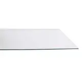 Tablette transparente verre trempé pour rayonnage magasin 90 x 30 cm, ép. 8 mm - Verre clair - Lot de 2 - Tablettes Verre