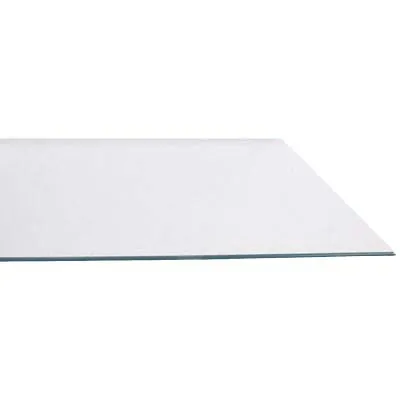 Tablette transparente verre trempé pour rayonnage magasin 40 x 20 cm, ép. 6 mm - Lot de 2 - Tablettes Verre