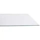 Tablette transparente verre trempé pour rayonnage magasin 40 x 20 cm, ép. 6 mm - Lot de 2