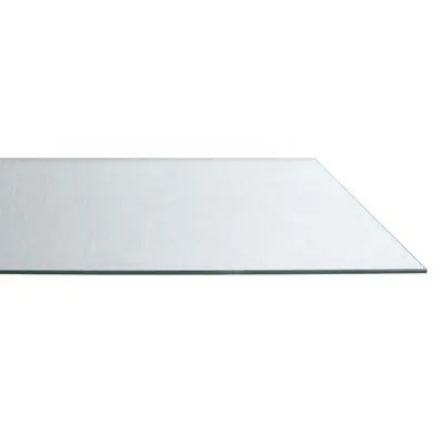 Tablette transparente verre trempé pour rayonnage magasin 40 x 30 cm, ép. 6 mm - Lot de 2 - Tablettes Verre