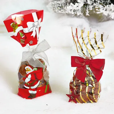 Sachet polypro fond PP Serpentin Or 10 x 22 cm 35µ - Sachet confiserie - Sachet bonbons - Lot de 100 - Sachets bonbon, Sachets confiserie-3