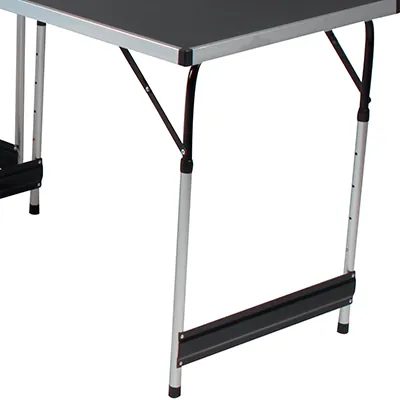 Lot de 3 tables pliantes multifonctions en aluminium pour marché - Tables de marché, étals de marché-2