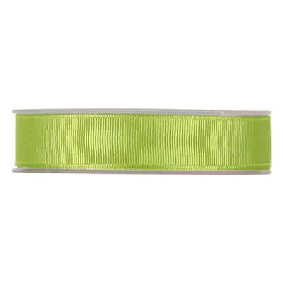 Ruban gros grain vert anis 25 mm x 20 m coton - Rubans cadeaux, Rubans tissu, Cordons