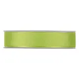Ruban gros grain vert anis 25 mm x 20 m coton