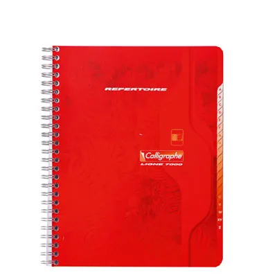 Répertoire à spirale - Agendas, Répertoires, Cartes de visite