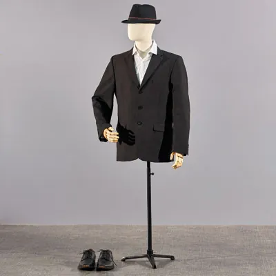 Buste couture homme H 90 cm Écru - Mannequin couture homme - Bustes couture, torses couture-4