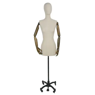 Buste couture femme H 98 cm Écru - Mannequin couture femme - Bustes couture, torses couture-3