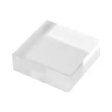 Bloc de présentation acrylique 8 x 8 x 3,5 cm - Supports Plexi