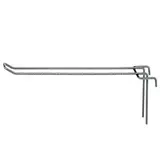 Broche double pour présentoir grille L 30 cm x ø 3 mm Métal gris martelé - Crochet double - Lot de 10 - Broches et Bras pour grilles