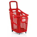 Panier libre-service à roulettes - Paniers magasin