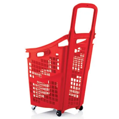 Panier libre-service à roulettes - Paniers magasin-2