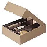 Boîtages 3 bouteilles carton - Sacs et coffrets bouteilles Noël