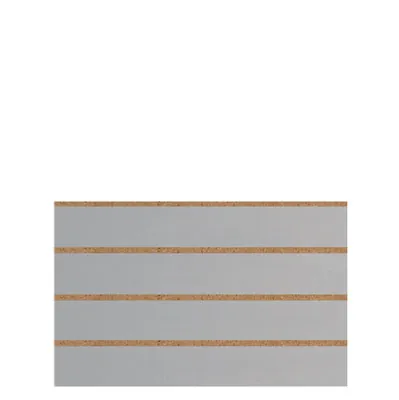 Panneau rainuré Gris clair, entraxe 15 cm - Ligne Memphis