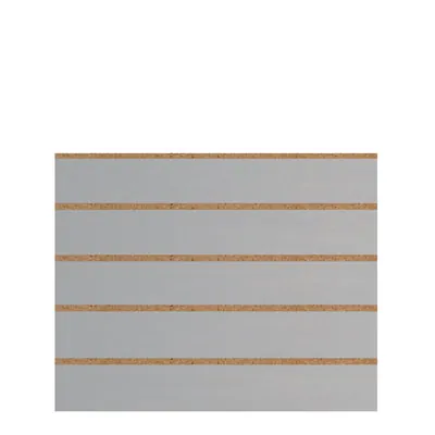Panneau rainuré Gris clair, entraxe 15 cm - Ligne Memphis
