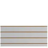 Panneau rainuré Gris clair, entraxe 15 cm - Ligne Memphis