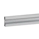 Profil aluminium - Insert aluminium pour panneau rainuré L 96,2 cm gris finition brut - Fonds rainurés Ligne Store