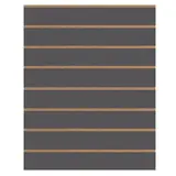 Panneau rainuré Anthracite, entraxe 15 cm - Fonds rainurés Ligne Store
