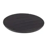 Plateau de table rond polywood gris ø 60  cm - Tables