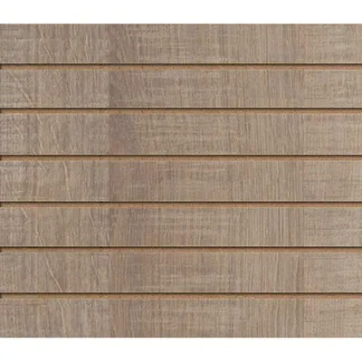 Panneau rainuré entraxe 15 cm 100 x 96,2 cm ép. 18 mm MDF - Chêne gris – Lot de 2 - Panneaux rainurés