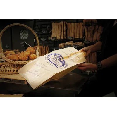 Sac à pain kraft brun 17 x 7 x 49 cm - Sachet papier pain - Lot de 250 - Sacs à pain, Sacs baguettes-2