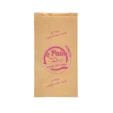 Sac à pain kraft brun 24 x 11 x 49,5 cm - Sachet papier pain - Lot de 250 - Sacs à pain, Sacs baguettes