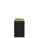 Pochette cadeau kraft vergé noir 7 x 12 cm – Petit sachet cadeau kraft noir à rabat – Lot de 250