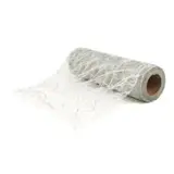 Chemin de table Sizoweb 30 cm x 5 m - Chemin de table intissé - Argent - Chemins de table jetables, Sets de table papier
