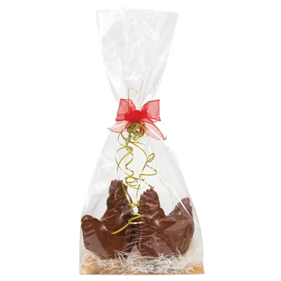 Sachet transparent fond carton or / argent 16 x 8 x 42 cm OPPC 35µ - Sachet confiserie - Sachet bonbons - Lot de 100 - Sachets bonbon, Sachets confiserie-3