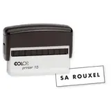 Tampon pour chèque personnalisé 69 x 10 mm Colop Printer 15, 1 à 2 lignes - Tampon encreur personnalisé - Tampons personnalisés