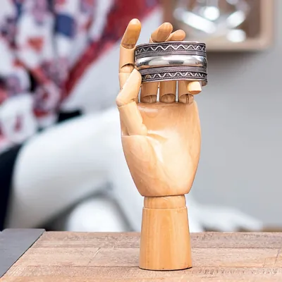 Main femme articulée - Présentoirs mains bijoux-3