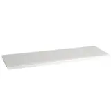Tablette monobloc pour gondole 133 x 37 cm – Étagère gondole métal – Blanc
