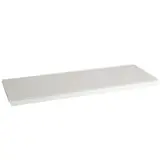 Tablette tôle monobloc - Ligne Store blanc pas de 25 mm