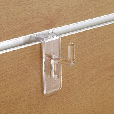 Broche simple plastique pour panneau rainuré L 2,5 cm Transparente - Tige - Lot de 10 - Broches simples pour panneaux rainurés-2