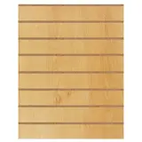 Panneau rainuré Hêtre Naturel, entraxe 15 cm  - Ligne Memphis