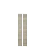 Joues de finition pour petite bibliothèque chêne authentique gris 18 x 1,9 x 135 cm - Comptoir Global
