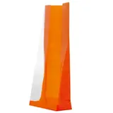 Sachet SOS orange fond PP 9 x 4,5 x 24 cm - Sachet confiserie - Sachet bonbons - Lot de 50 - Sachets bonbon, Sachets confiserie