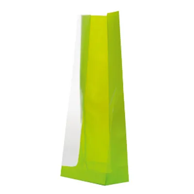 Sachet SOS Vert fond PP 9 x 4,5 x 24 cm - Sachet confiserie - Sachet bonbons - Lot de 50 - Sachets bonbon, Sachets confiserie