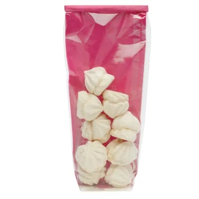 Sachet confiserie polypro toile de jute Rose fond PP 10 x 22 cm - Sachet bonbons - Lot de 100 - Sachets bonbon, Sachets confiserie-3