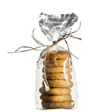Sachet confiserie thermosoudable neutre 8 x 5 x 24 cm Polypropylène 40µ - Paquet de 100 - Sachets chocolats Noël