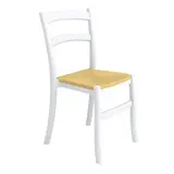 Chaise de réception Tiffany blanc 45 x 51 x 85 cm - Chaises de terrasse