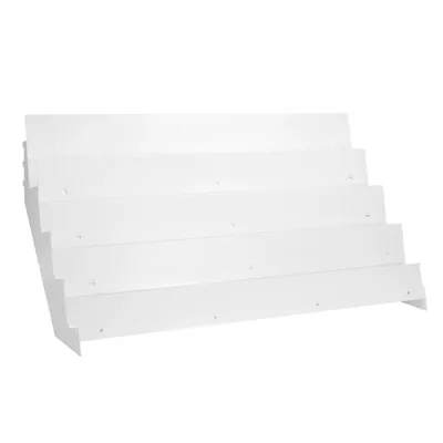 Console 4 niveaux pour tablette presse/multimédia pas de 25 mm - Ligne Store blanc pas de 25 mm-2