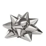 Étoiles adhésives argent effet miroir ø 60 mm - paquet de 76 - Étoiles adhésives, Noeuds à tirer